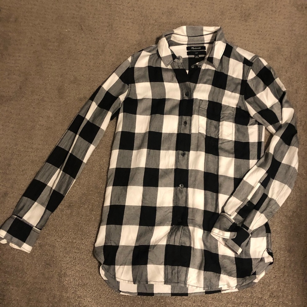 Madewell buffalo check plaid shirt